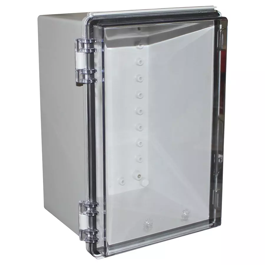 CAMDENBOSS Enclosure, Multipurpose, Pc, Grey/Clear, CHDX8-228C