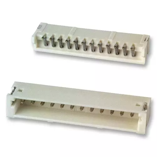 JST (JAPAN SOLDERLESS TERMINALS) Header, Zh, Side, 12Way, 1.5 mm, Smt, S12B-ZR-SM4A-TF (LF)(SN) (Pack of 10)