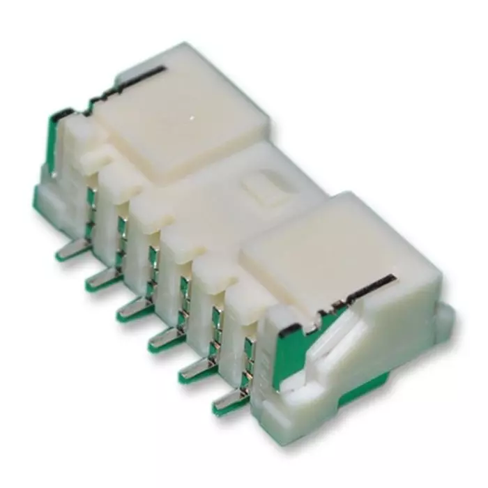 JST (JAPAN SOLDERLESS TERMINALS) Connector, Header, 6Pos, 1Row, 2 mm, SM06B-PASS-TB(LF)(SN)