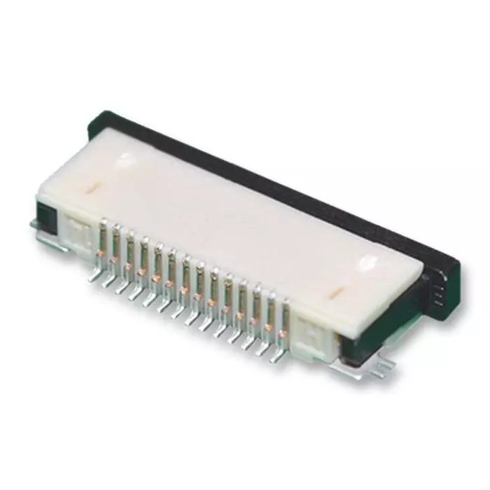 JST (JAPAN SOLDERLESS TERMINALS) Connector, Ffc/Fpc, Rcpt, 14Pos, 1Row, 14FLZ-RSM2-TB(LF)(SN)