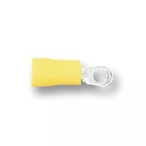 JST (JAPAN SOLDERLESS TERMINALS) Crimp Terminal, Ring, 4 mm, Yellow, Pk50, FVWS5.5-4 (LF) K (Pack of 50)