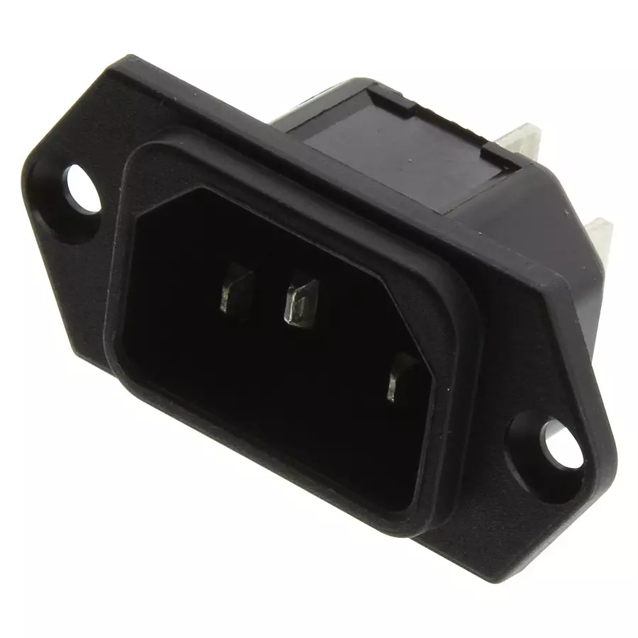 SCHURTER Inlet, Iec, Gsf, 6100.3300