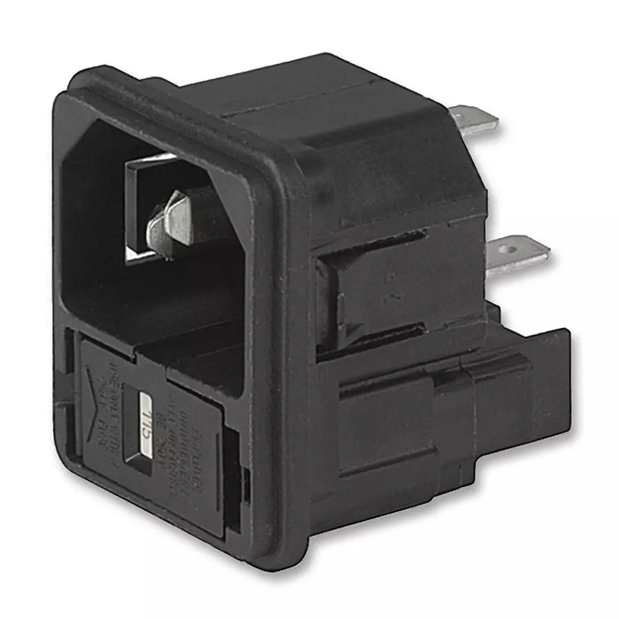 SCHURTER Inlet, Iec, Fuse Drawer, 4301.0501