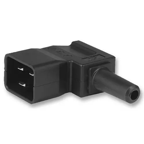 SCHURTER Plug, Rewireable, 16A, AngLED, 4789.1200