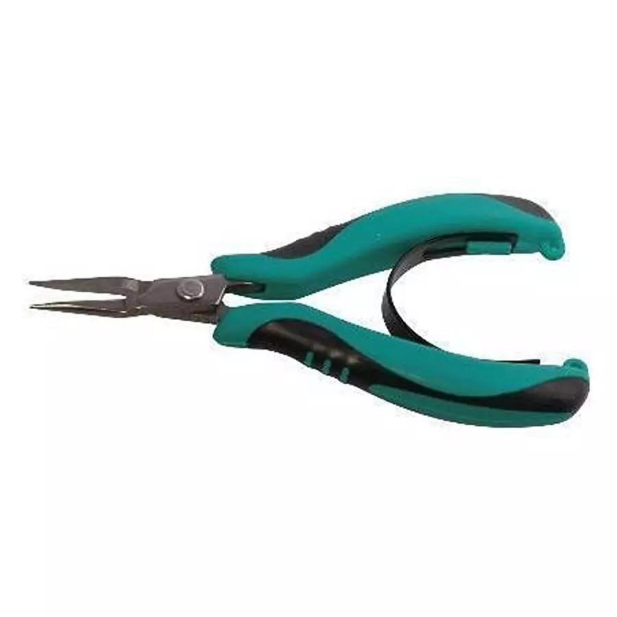 DURATOOL 5? Precision Spring Return Long Nose Pliers, 22-15555