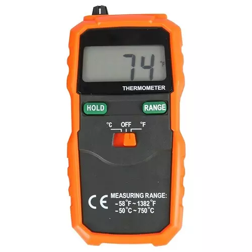 DURATOOL Digital Thermometer, -50 To +750Deg C, D03129