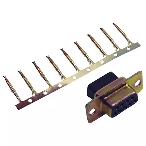 Multicomp D SUB CONN, RCPT, DE, 9POS, CRIMP, SPC15462