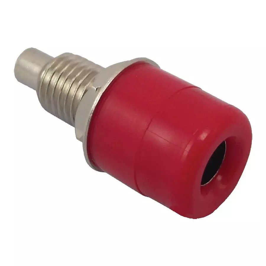 Multicomp RECEPTACLE, 32A, 4MM, PANEL, RED, 24.247.1