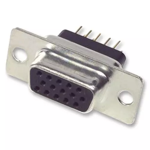 Multicomp D SUB CONNECTOR, HIGH DENSITY-HD, 15 POSITION, RECEPTACLE, SPC15408