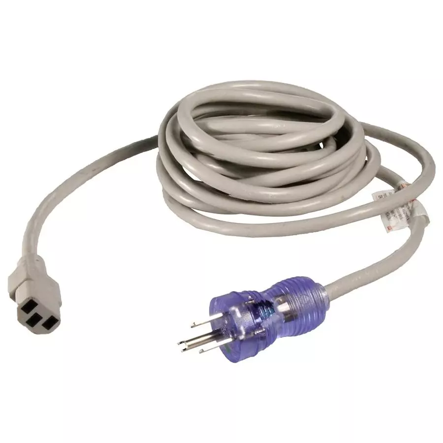 Multicomp POWER CORD, NEMA5-15P/IEC C13, 15FT, 13A, GRAY, SPC13268