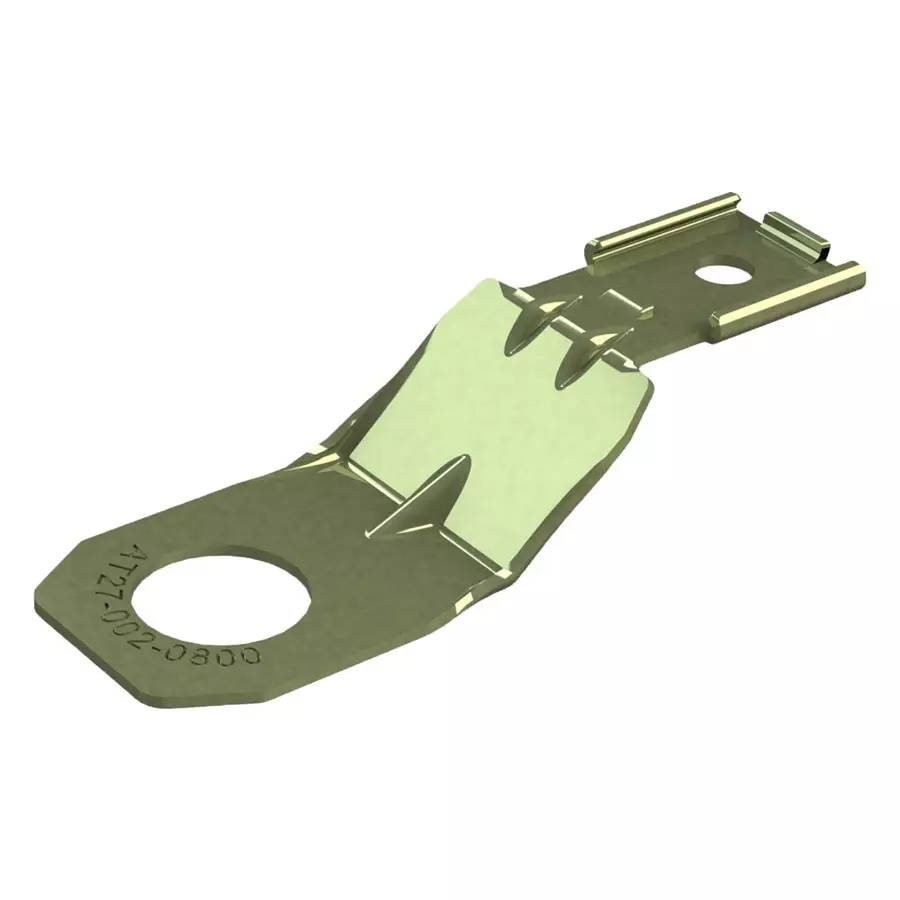 AMPHENOL SINE/TUCHEL MOUNTING CLIP, 8P, STEEL, 13MM, AT27-002-0800.