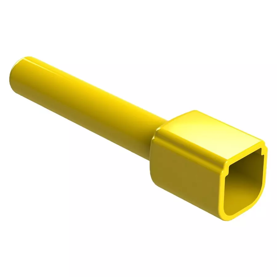 AMPHENOL SINE/TUCHEL BOOT, THERMOPLASTIC, 4POS, YELLOW, ATM4P-BT-YW