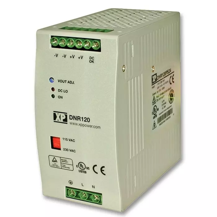 XP POWER POWER SUPPLY, DIN RAIL, 12V, 120W, DNR120AS12-I.
