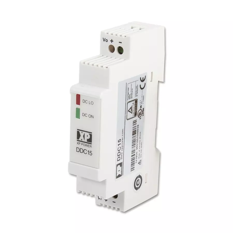 XP POWER DC-DC CONVERTER, 24V, 0.63A, DDC1524S24