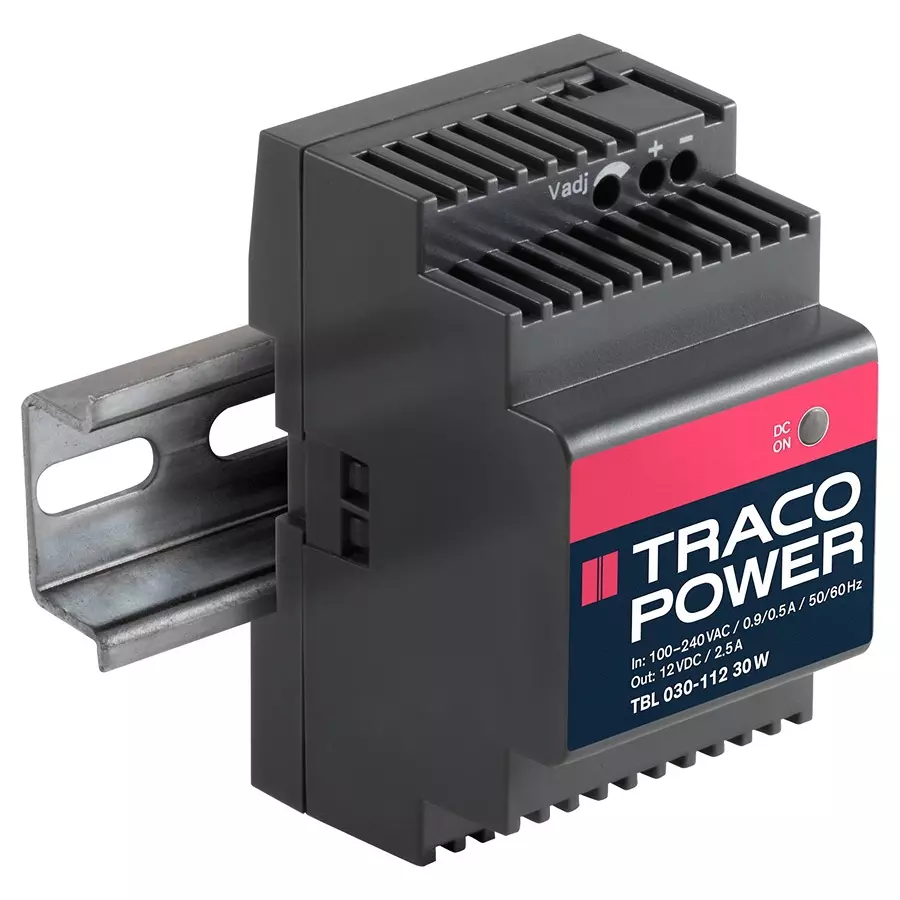 TRACO POWER AC/DC, 12V/2.5A/30W, DIN, TBL 030-112