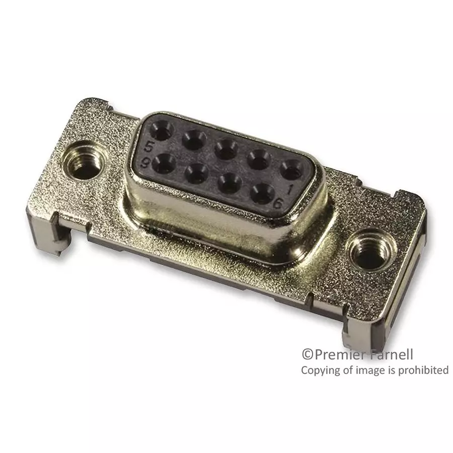 Harting D Sub Connectors D SUB, RECEPTACLE, SMT, M3, 25WAY, 09 55 315 6611 741