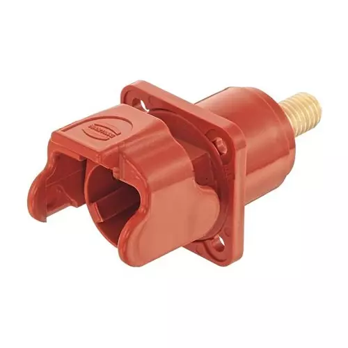 Harting Heavy Duty Hoods / Housings / Bases HOUSING, BULKHEAD, 1 LEVER, RED, 09930010302