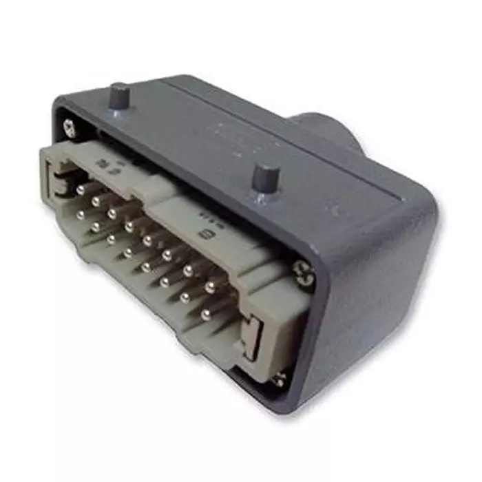 Harting Heavy Duty Connectors HOOD + MALE INSERT, TOP ENTRY, 6E, 66 30 226 003200