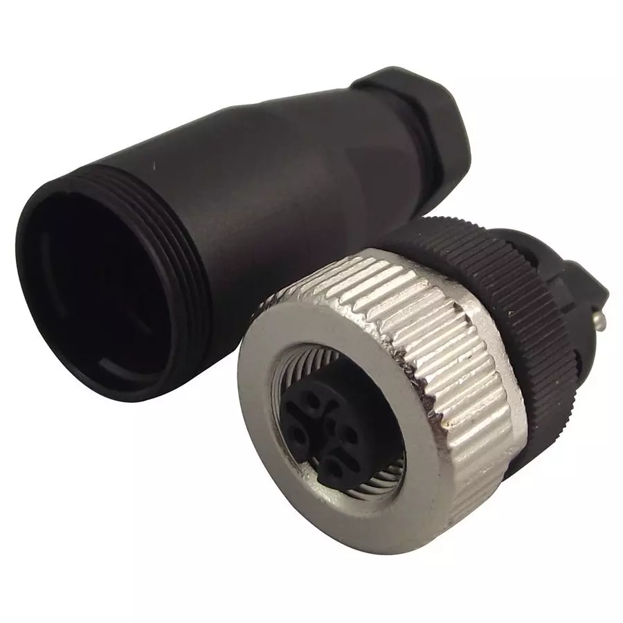 Phoenix Contact Sensor Connectors RECEPTACLE, M12, PLUSCON, A CODE, 5 WAY, 1662968