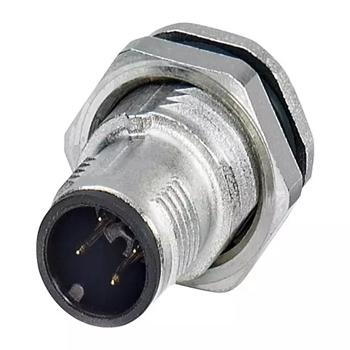 Phoenix Contact Sensor Connectors SENSOR CONNECTOR, M12, PLUG, 4POS, 1553459