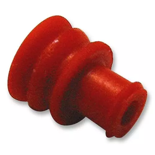 AMP - TE CONNECTIVITY WIRE SEAL, RED, 281934-3 (Pack 100)