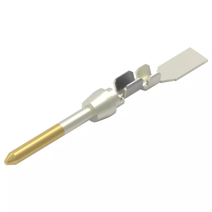 AMP - TE CONNECTIVITY D SUB CONTACT, PIN, 28-24AWG, CRIMP, 5-166054-1