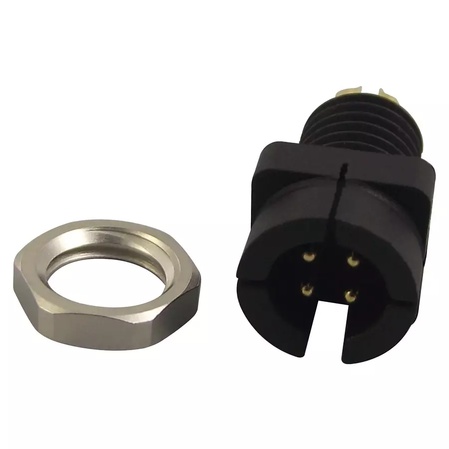 BINDER CIRCULAR CONNECTOR, PLUG, 4 WAY, PANEL, 09 9765 30 04