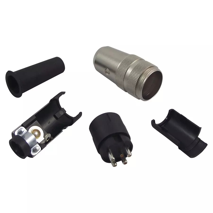 BINDER CIRCULAR CONNECTOR, PLUG, 4 WAY, FREE, 09 0309 00 04
