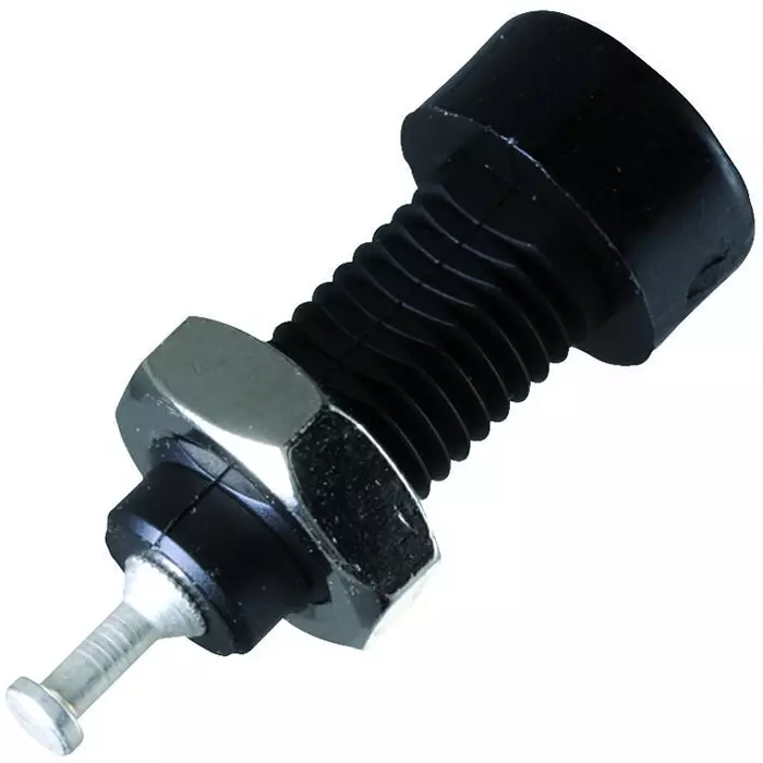 JOHNSON TIP JACK, 5700V, 10A, BLACK, 105-0603-001