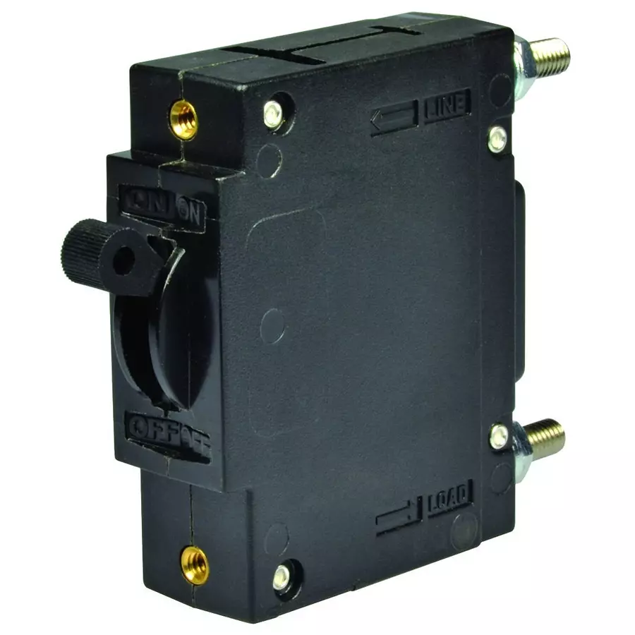 TE CONNECTIVITY CIRCUIT BREAKER, HYDROMAGNETIC, 1P, 277V, 15A, W91-X112-15