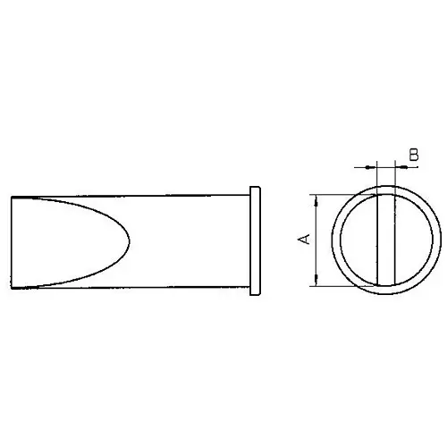WELLER TIP, 1.8MM, LHT F