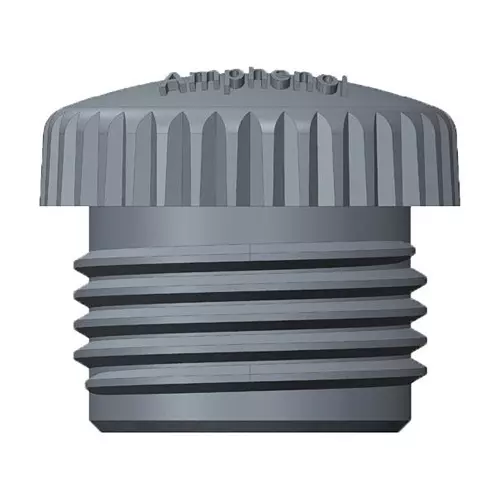 AMPHENOL LTW WATERPROOF CAP, PC+ABS, BLACK, CAP-WBDFSMA1.