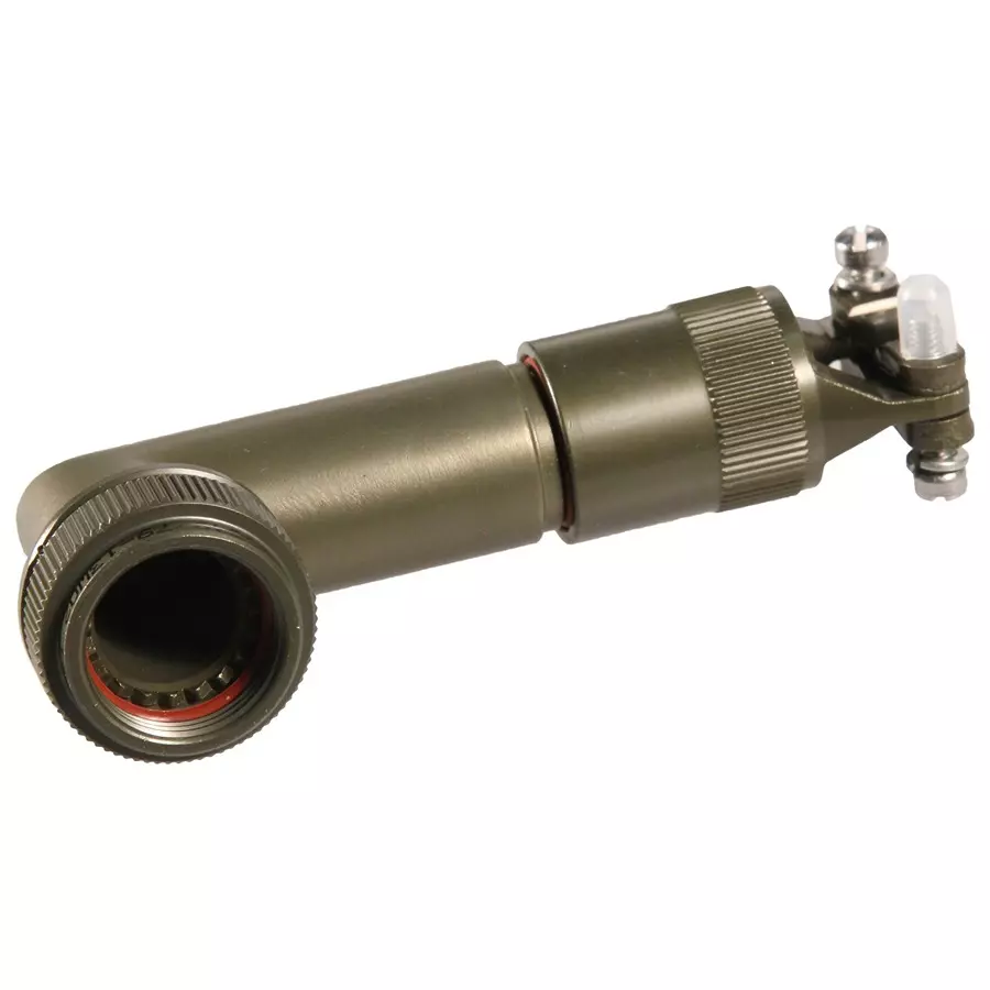AMPHENOL PCD BACKSHELL, 90DEG, ALUMINIUM ALLOY, M85049/8-15W