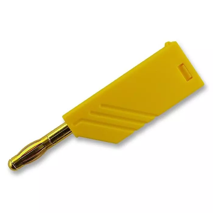 HIRSCHMANN TEST PLUG, 4MM, YELLOW, MA 1, 934100703