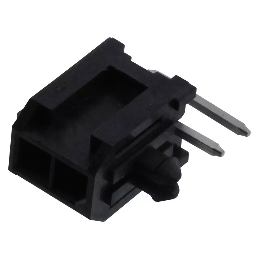 AMPHENOL COMMUNICATIONS SOLUTIONS CONN, R/A HEADER, 2POS, 2ROW, 3MM, G881A02001TEU