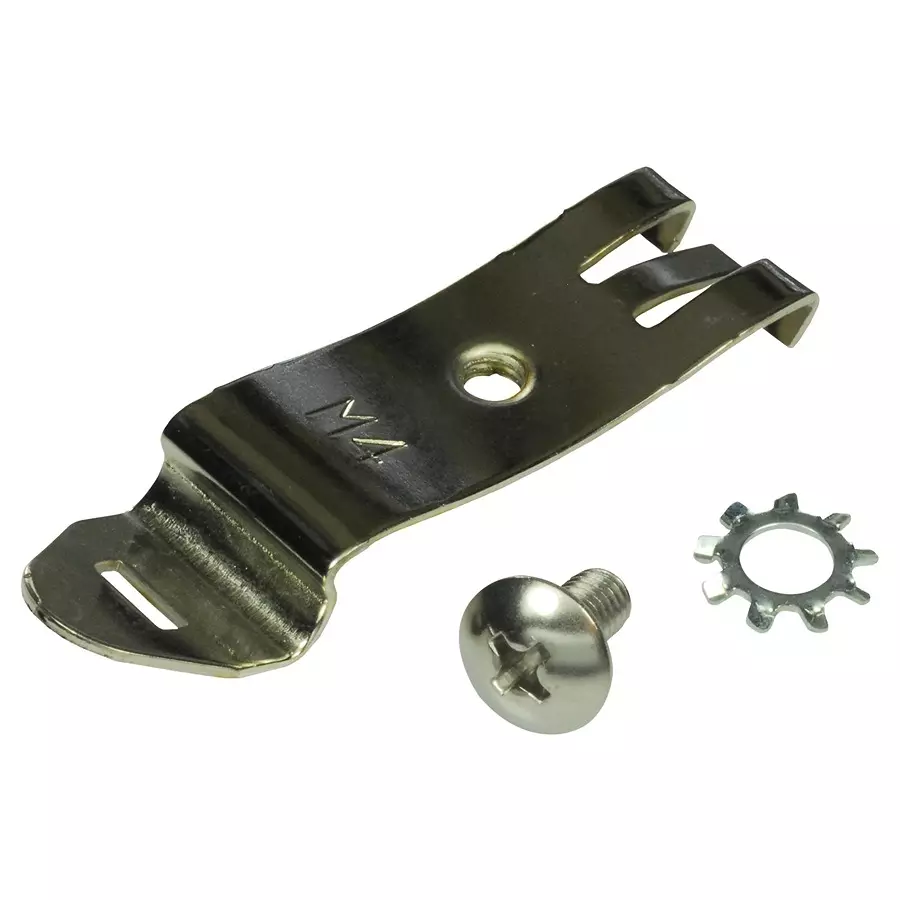 BUD INDUSTRIES DIN RAIL MOUNTING CLIP, 35MM, STEEL, DNC4796