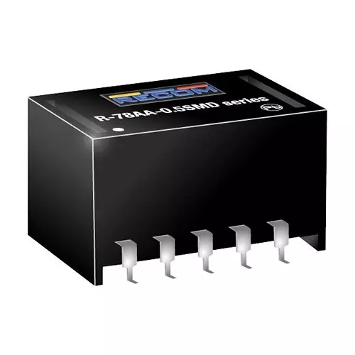 RECOM POWER DC-DC CONVERTER, 3V TO 8V, SMD, R-78AA5.0-0.5SMD-R