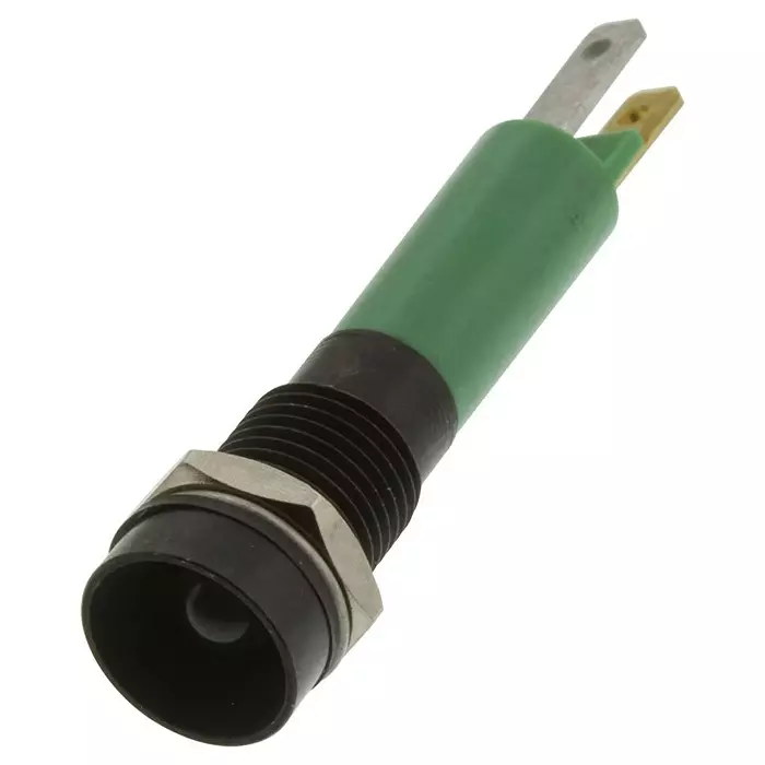 CML INNOVATIVE TECHNOLOGIES LED INDICATOR, 12V, GREEN, 19051251