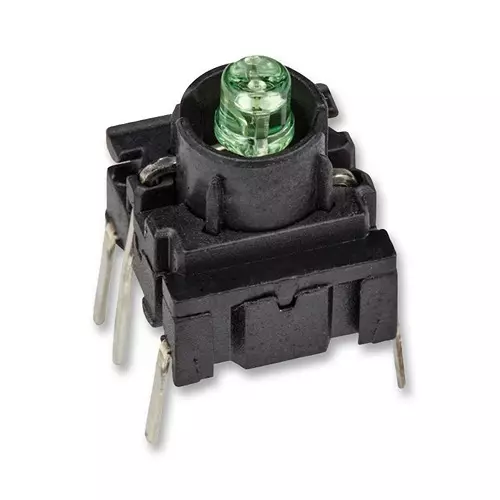 MULTIMEC Tactile Switch, Spst, 0.05A, 24Vdc, Th, RA3FTH924