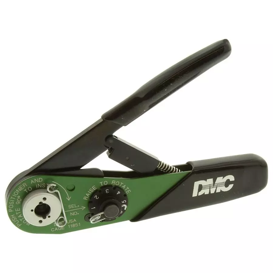 DANIELS Hand Crimp Tool, Adj, 28-16Awg Contact, MH-860