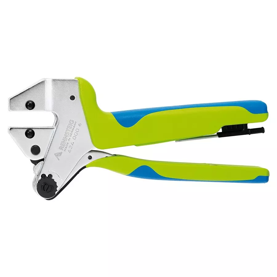 RENNSTEIG Crimp Tool, 2C Grip, Chrome, 0.8-95Mm2, 624 000 6