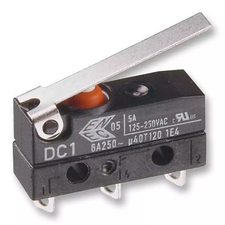 ZF Microswitch, Spdt, Short Lever, DC3C-A1LB