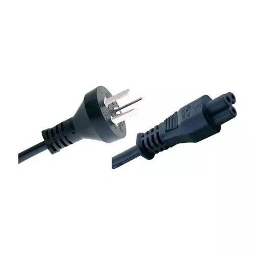 MEGA ELECTRONICS Pwr Cord, Iram 2073 Plug-60320 C5, 6.6 , 197-C5-2