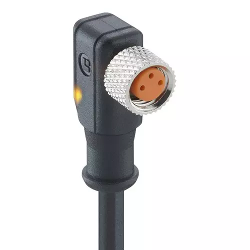 LUTRONIC Sensor Cord, M8 R/A Rcpt-Free End, 16.4 , 0806 03 L1 001 5M