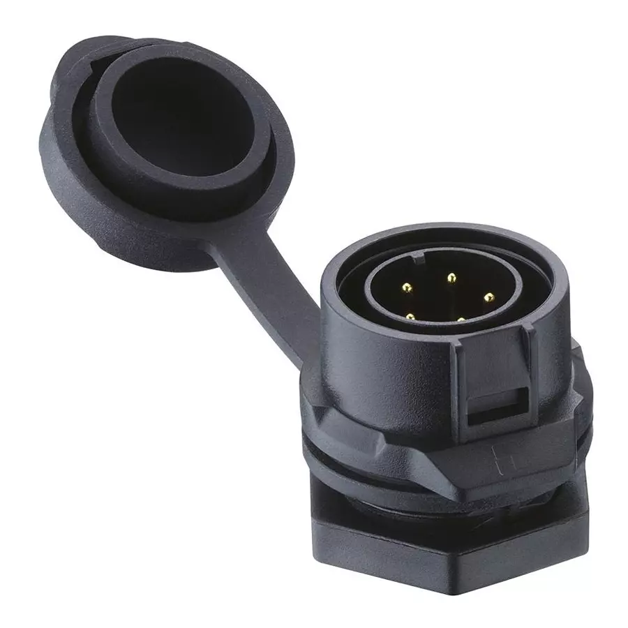 LUTRONIC Sensor Conn, Plug, 7Pos, Solder, 2430 07 T18CB100