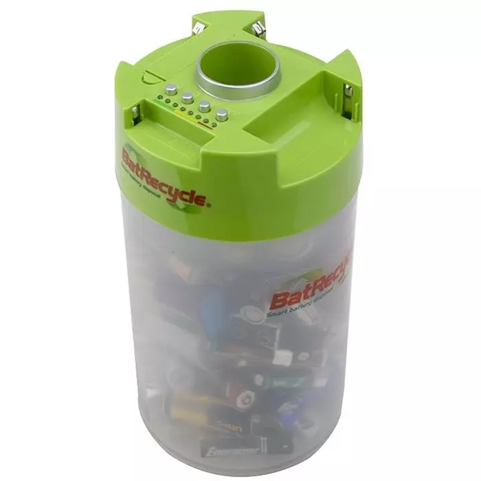 BATRECYCLE Disposal Bin, Battery, Batrecycle, BATRECYCLE