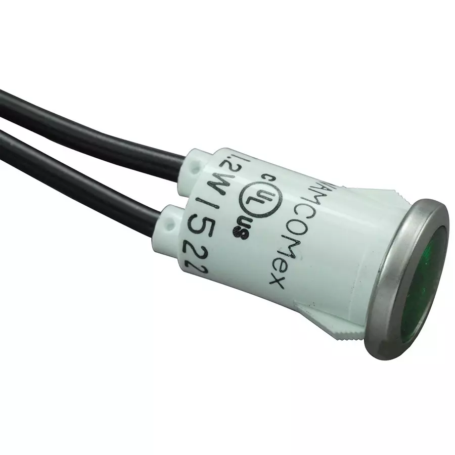 WAMCO Lamp, Incandescent Indicator, 12V, 80Ma, Wire Leaded, WL-1090D5-12V