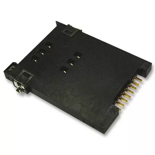 YAMAICHI Connector, Sim Card, Smt, Right Angle, FMS006Z-2001-1
