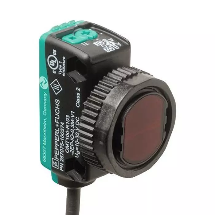 PEPPERL+FUCHS PA Sensor, Triangulation, Cable, 120Mm, OQT120-R103-2EP-IO-L