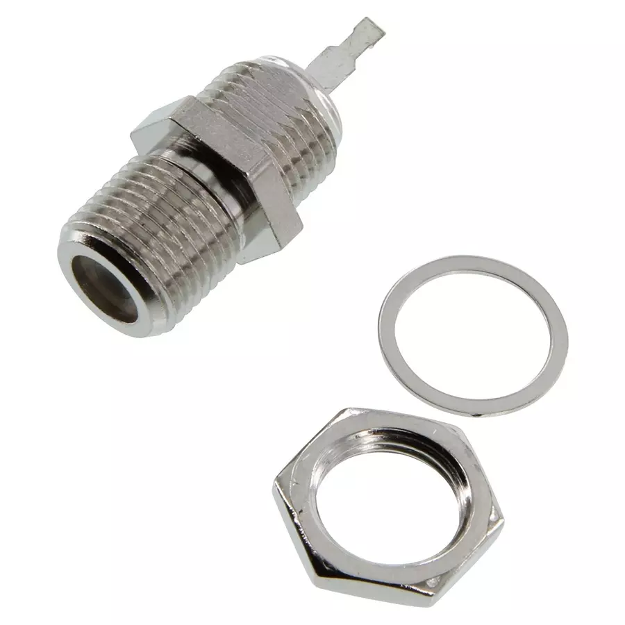 AIM CAMBRIDGE - CINCH CONNECTIVITY Connector, Coaxial, F, Jack, Chassis, 25-7660